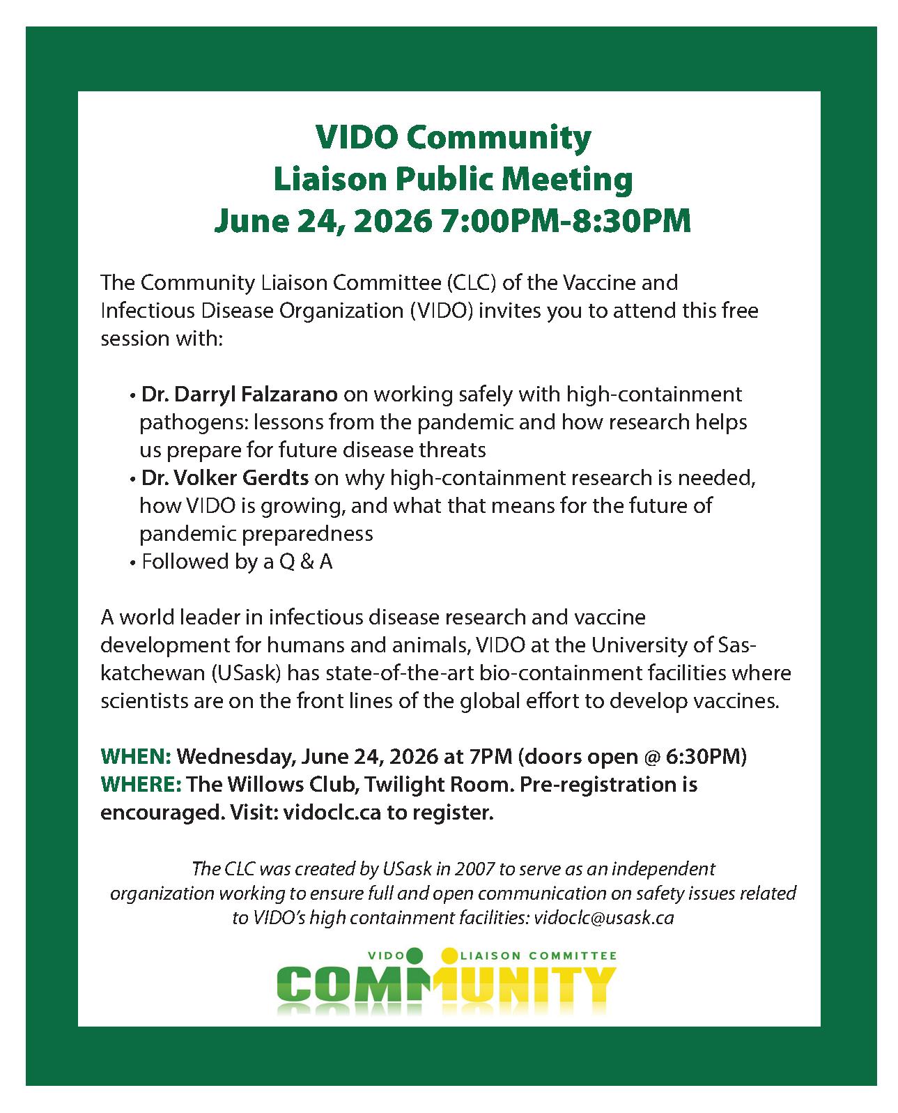 CLC Public Meeting 2026